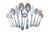 Twelve antique sterling silver 925 serving, dinnerware, and souvenir pieces. Includes Sterling pat 1902 serving fork...