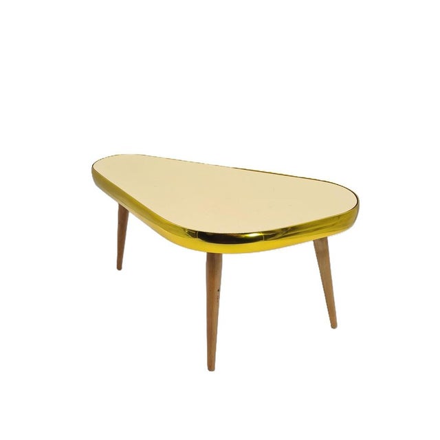 Vintage Kidney-Shaped Coffee Table, 1960s For Sale - Image 11 of 11