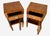 Assembled Pair of 19th Century Italian Neoclassical Walnut Bedside Cabinets For Sale - Image 4 of 9