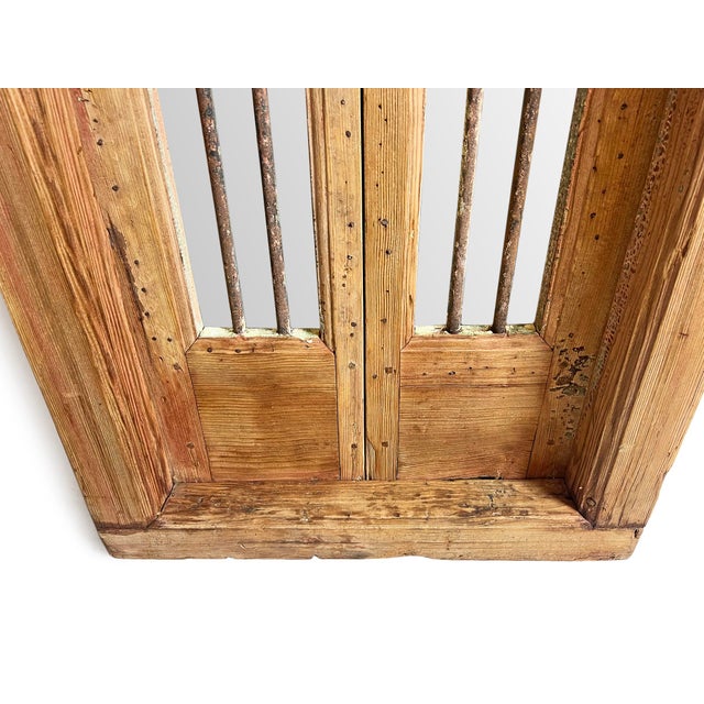 Vintage Window Shutter Mirror For Sale In Los Angeles - Image 6 of 10