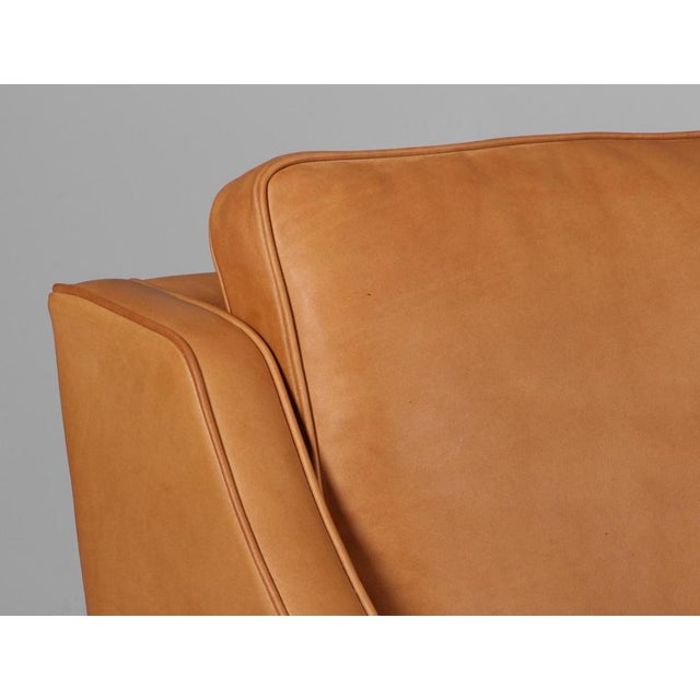 Børge Mogensen Model 2207 Lounge Chair in Teak and Leather attributed to Børge Mogensen for Fredericia, 1960s For Sale - Image 4 of 8