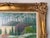Wood 1990's Joe Yu Impressionist Garden Entrance Landscape Oil on Canvas Painting – Framed For Sale - Image 7 of 12