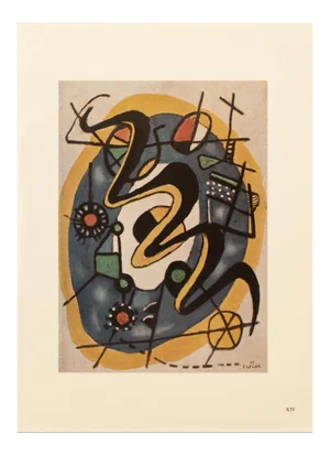 1948 After Fernand Léger "Composition", First Edition Period Parisian Lithograph