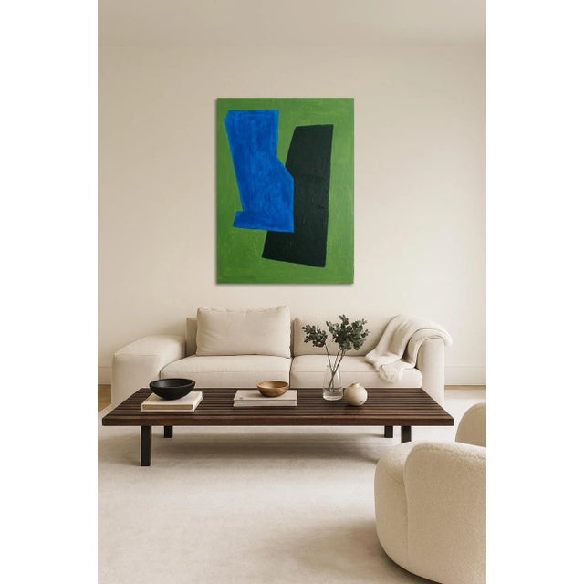Bodasca, Blue Green, 2025, Canvas For Sale - Image 6 of 10