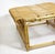 Tan 1970s Restored Skeleton Italian Pencil Reed Rattan Ottoman Footstool in the Style of Franco Albini For Sale - Image 8 of 9