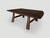 Contemporary Andrianna Shamaris Impressive Teak Wood minimalist Hand Carved Coffee Table For Sale - Image 3 of 18