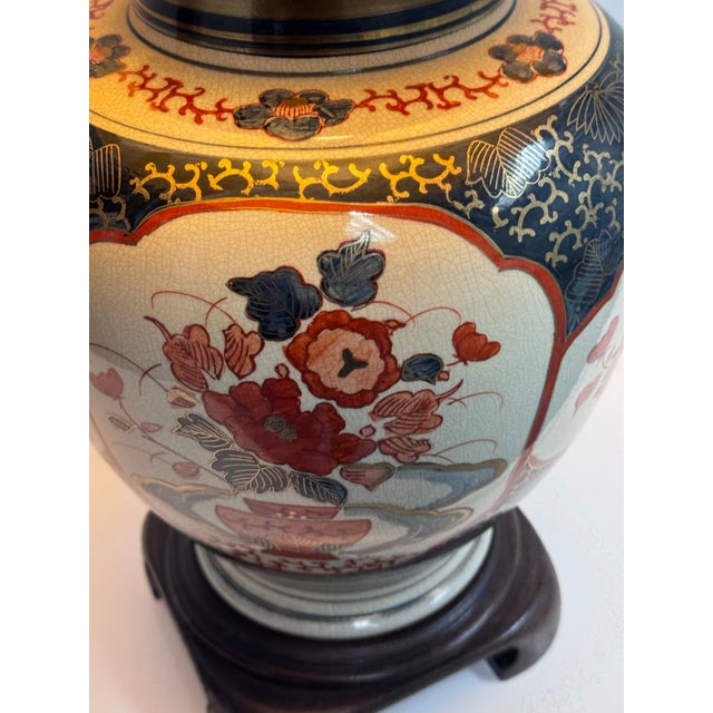 Circa 1980's Japanese Imari Table Lamp For Sale - Image 11 of 12