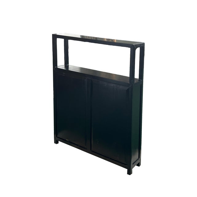 Traditional Table Top Chest Open Display Shelf 20 Drawers Traditional Apothecary Cabinet For Sale - Image 3 of 10