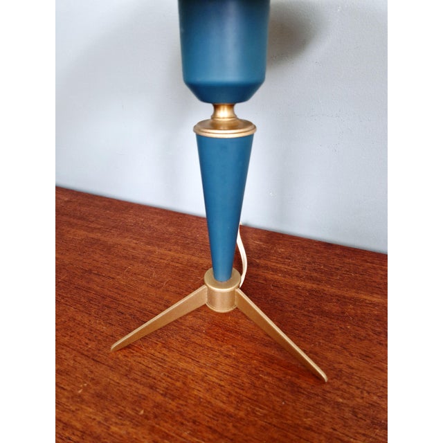 Mid-Century Modern Vintage Bijou Tripod Lamp by Louis Kalff for Philips, 1950s For Sale - Image 3 of 18
