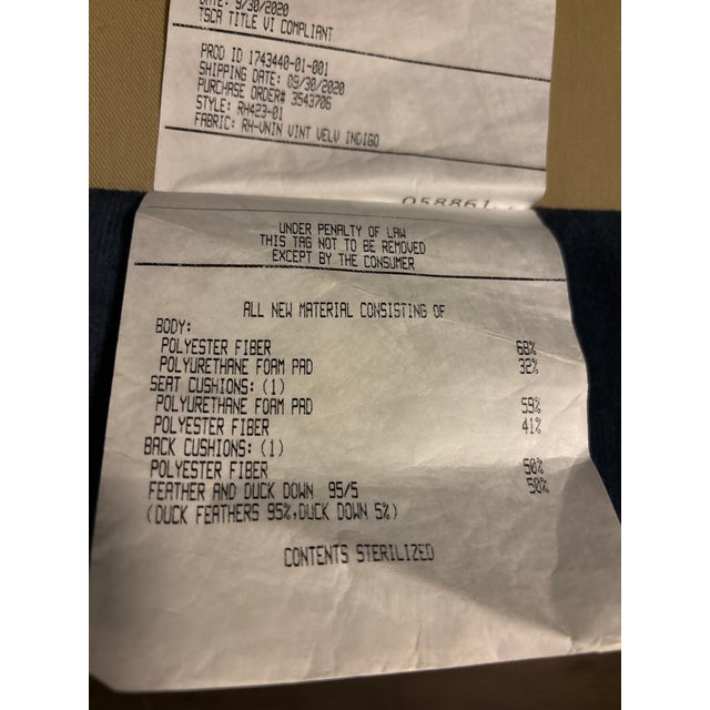 2020s Restoration Hardware Club Chair For Sale - Image 5 of 9