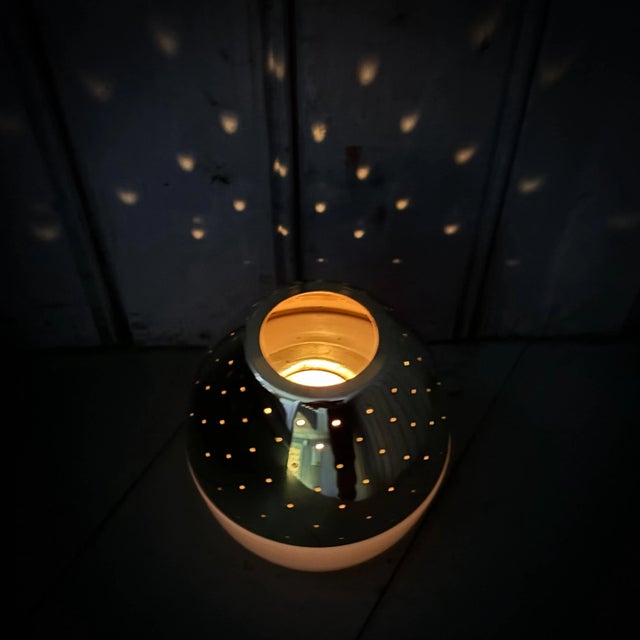 1960s Candleholder in Glass and Brass by Hans-Agne Jakobsson, 1960s For Sale - Image 5 of 10