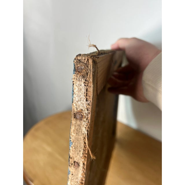 1960s Abstract Portrait Oil Painting on Canvas For Sale - Image 4 of 11