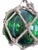 Vintage Green Glass Fishing Float in Jute Rope Netting For Sale - Image 11 of 12