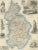 Cream Antique French Map of Jura with Lons-Le-Saunier, 1800s For Sale - Image 8 of 10