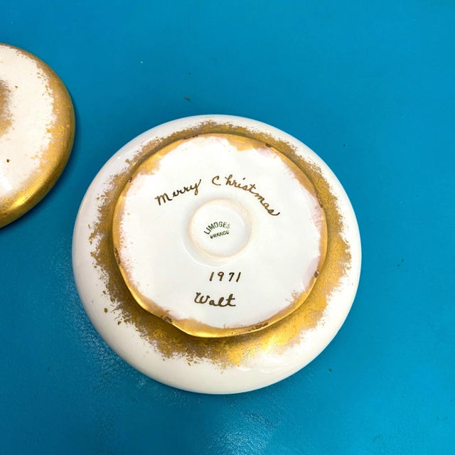 1970s 1970s Limoges France Keepsake Lidded Dresser Box For Sale - Image 5 of 6