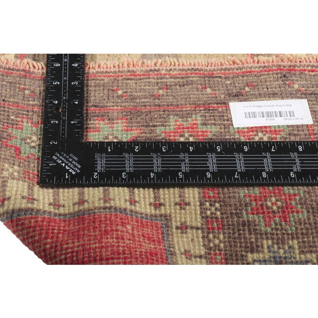 Vintage Turkish Prayer Rug - 04’02 X 07’10 For Sale In Dallas - Image 6 of 9