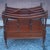 Early 20th Century English Regency Style Mahogany and Brass Rolling Canterbury For Sale In Washington DC - Image 6 of 9