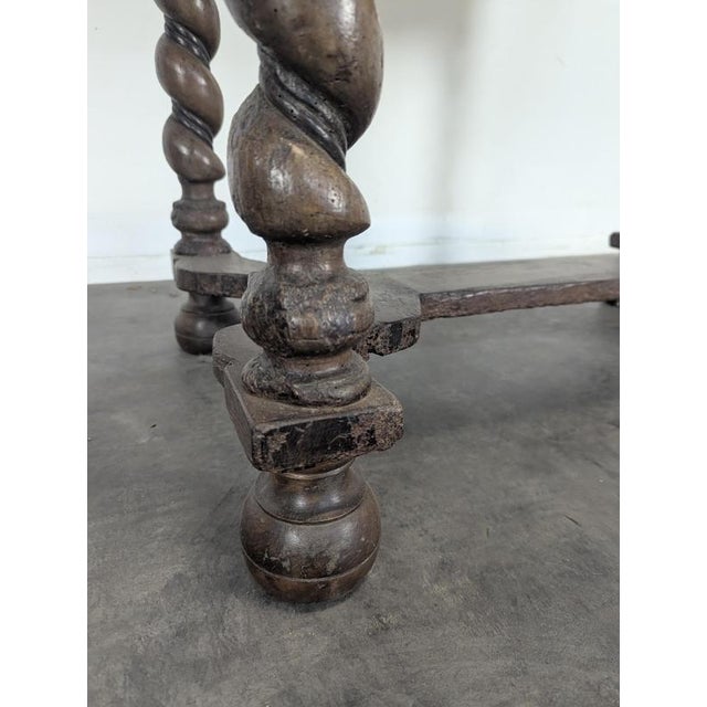 Louis XIII Style Desk in Walnut For Sale - Image 5 of 6