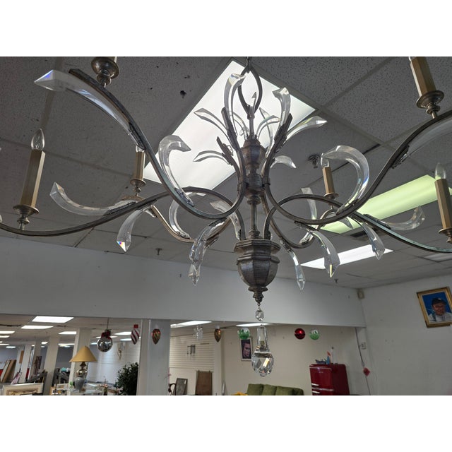 Abstract Fine Arts Chandelier For Sale - Image 3 of 9
