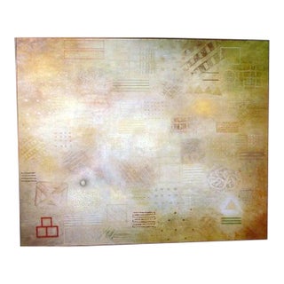 David Shapiro, Exceptional Monumental David Shapiro Abstract Painting 1983 For Sale