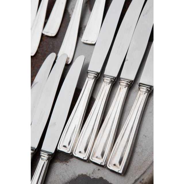 Vintage Art Deco Cutlery Set by François Frionnet, 1940, Set of 35 For Sale - Image 6 of 12