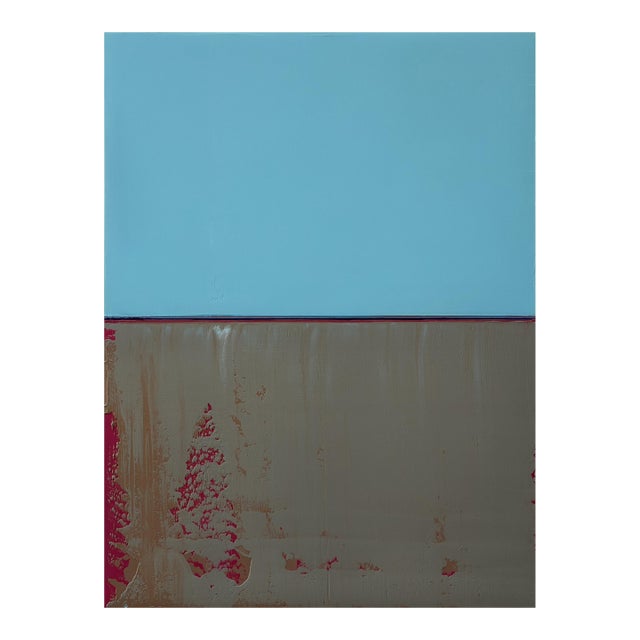 Contemporary Abstract Oil on Canvas/Wood "#1796" by Arvid Boecker For Sale