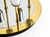 Metal Postmodern Ceiling Lamp in Brass and Chrome from H. Schmidt Leuchtenfabrik, 1980s For Sale - Image 7 of 14