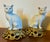 Antique 19th Century Japanese Blanc De Chine Models of Seated Cats Mounted on French Gilt Bronze Ormolu Bases - A Pair For Sale - Image 9 of 12