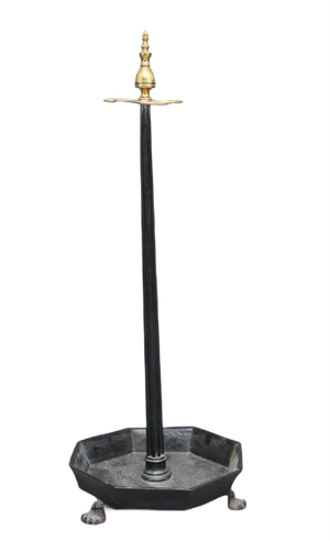 Early 19th Century Brass & Cast Iron Stick Stand, 1820s