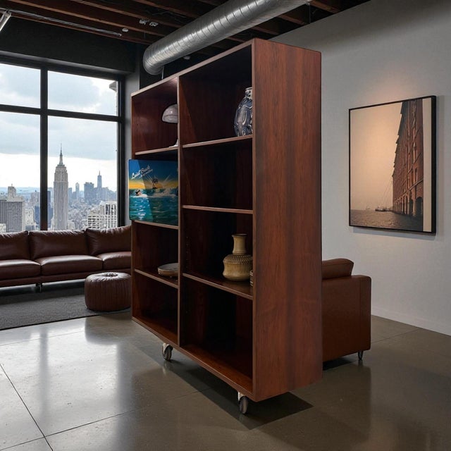 Danish Rosewood Model No. 6 Bookcase from Omann Junior, Denmark, 1960s For Sale - Image 6 of 9