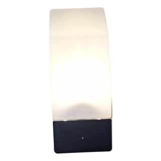 Vintage Wall Lamp with White Plastic Shade, 1990s For Sale