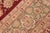 Textile Shabby Chic 1990's Pak-Persian Red/Green Wool Rug - 6'2'' X 8'11'' For Sale - Image 7 of 9