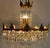 Brass and Lead Crystal Chandelier from Palwa, 1960s For Sale - Image 10 of 14