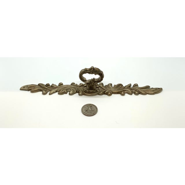 Traditional Century Furniture Co Decorative Pull Antique Silver/Champagne For Sale - Image 3 of 4