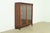 R. J. Horner & Co. R. J. Horner Style Antique American Empire Carved Mahogany Glass Front Double Bookcase, Circa 1890s For Sale - Image 4 of 13