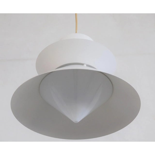 Mid-Century Metal & Glass Pandant Lamp from Glashütte Limburg, 1980s For Sale - Image 10 of 16