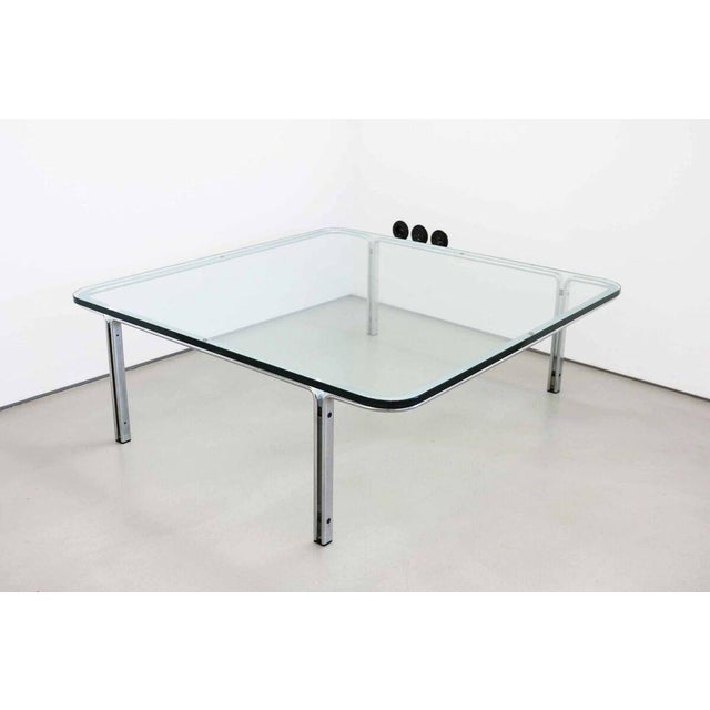 Glass Glass Coffee Table by Horst Brüning for Kill International, 1960s For Sale - Image 7 of 8