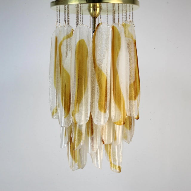 Murano Glass Waterfall Lamp For Sale - Image 9 of 9