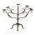 1950s French Iron Five-Arm Candelabra For Sale