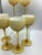 Mid-Century Modern Vintage Carlo Moretti Italy Amber White Cased Tall Stem Cordial Glasses - Set of 6 For Sale - Image 3 of 7