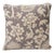 Schumacher Woodland Silhouette Print Double-Sided Linen Pillow in Steel For Sale