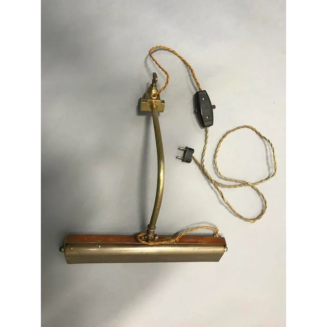 Metal Vintage Library Wall Light For Sale - Image 7 of 12