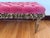 French Vintage Hollywood Regency Style Dorothy Draper Archlace Design Tufted Bench For Sale - Image 3 of 11