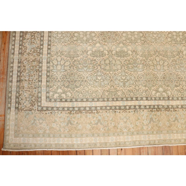 Mid 20th Century Zabihi Collection Persian Tabriz Rug - 7'10" x 11'3" For Sale - Image 18 of 18