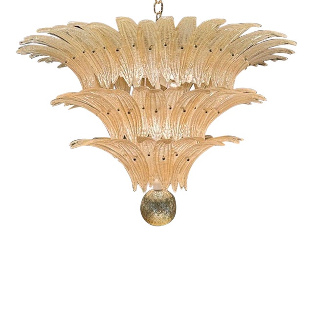 Murano "Palmette" Chandelier For Sale