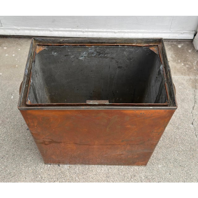 19th Century Antique Copper Water Boiler Box For Sale - Image 5 of 8