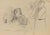 Watercolor on paper realized in 1950 ca. Hand signed lower left. Very good condition. This piece is attributed to the...