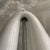 Space Age Table Lamp with Curved Opal Glass Shade and Two Lights attributed to Mazzega For Sale - Image 10 of 12