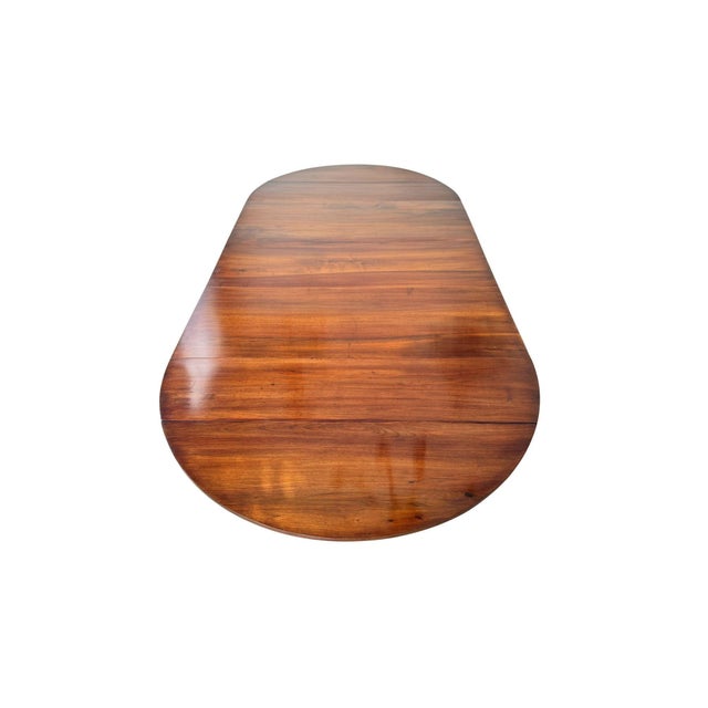 18th Century Louis XVI Walnut Extension Dining Table For Sale In New Orleans - Image 6 of 10