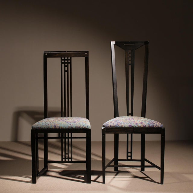 Brown High-Back Gallery Chair by U. Asnago & A. Pozzi for Giorgetti, Italy, 1970s For Sale - Image 8 of 11